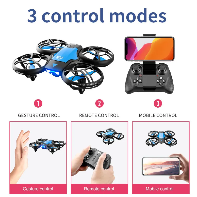 V8 Nieuwe Mini Drone 4K Profes - Drone Controller Screen recensie en prijs