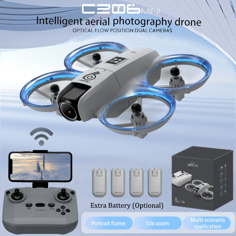 CZ06 Mini RC Quadcopter Drone  - Drone Controller Screen recensie en prijs